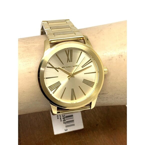 Michael Kors Women's Watch MK3490 Hartman Quartz Gold Stainless Steel 38mm - Picture 10 of 13